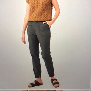 Pact Woven Twill Utility Jogger color:Storm size Large